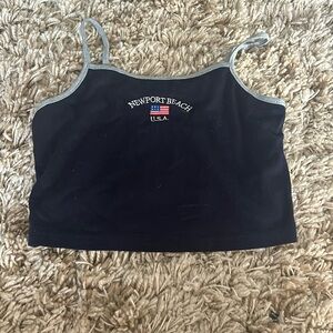 Crop top newport beach